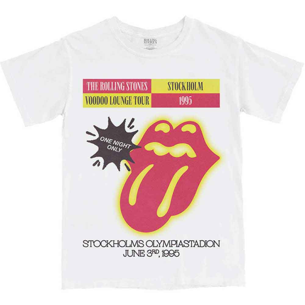 THE ROLLING STONES - STOCKHOLM '95 - T-Shirt White