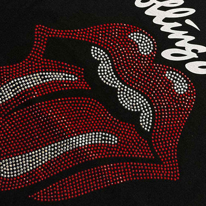 THE ROLLING STONES - LOGO & TONGUE - T-Shirt Black