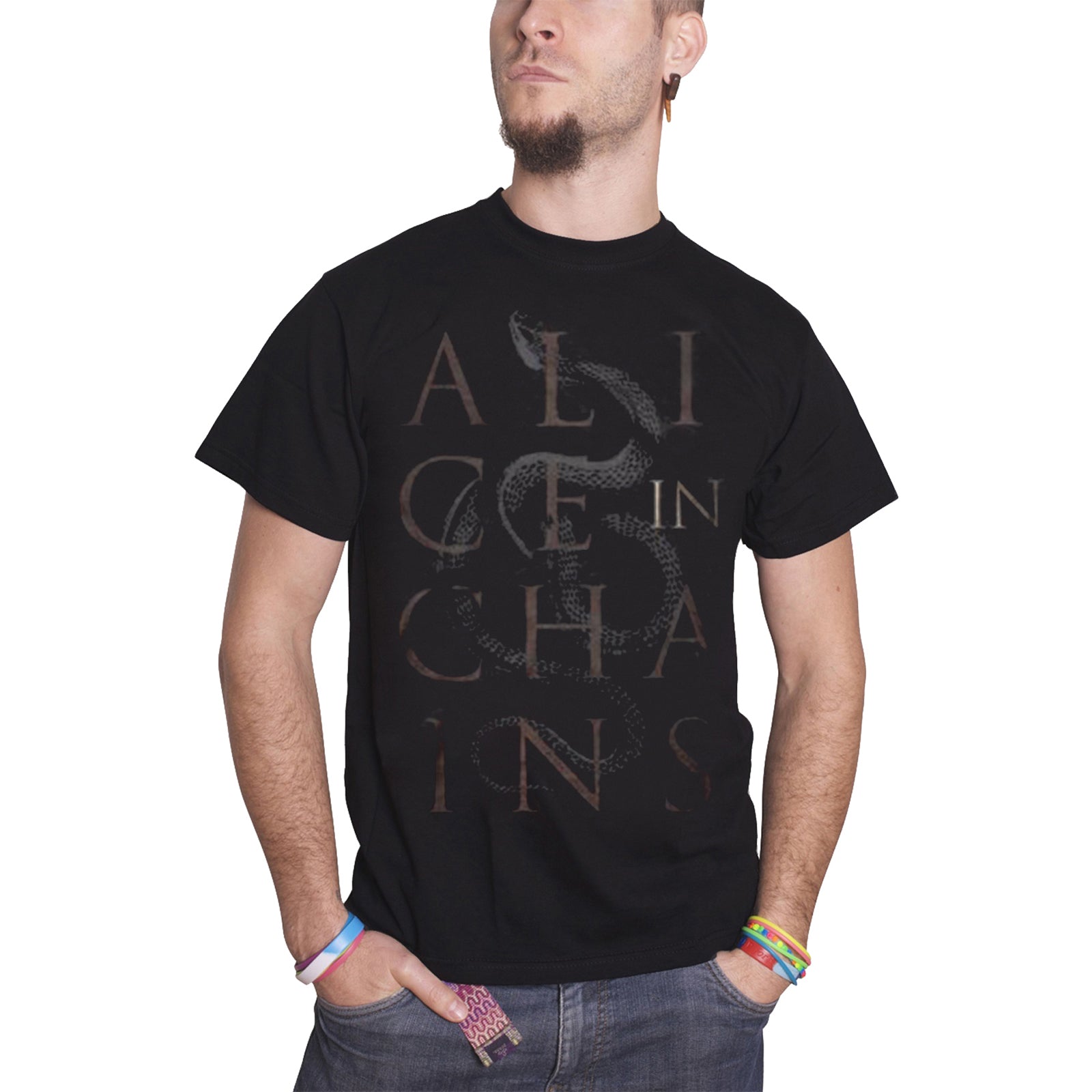 ALICE IN CHAINS - SNAKES - T-Shirt Black