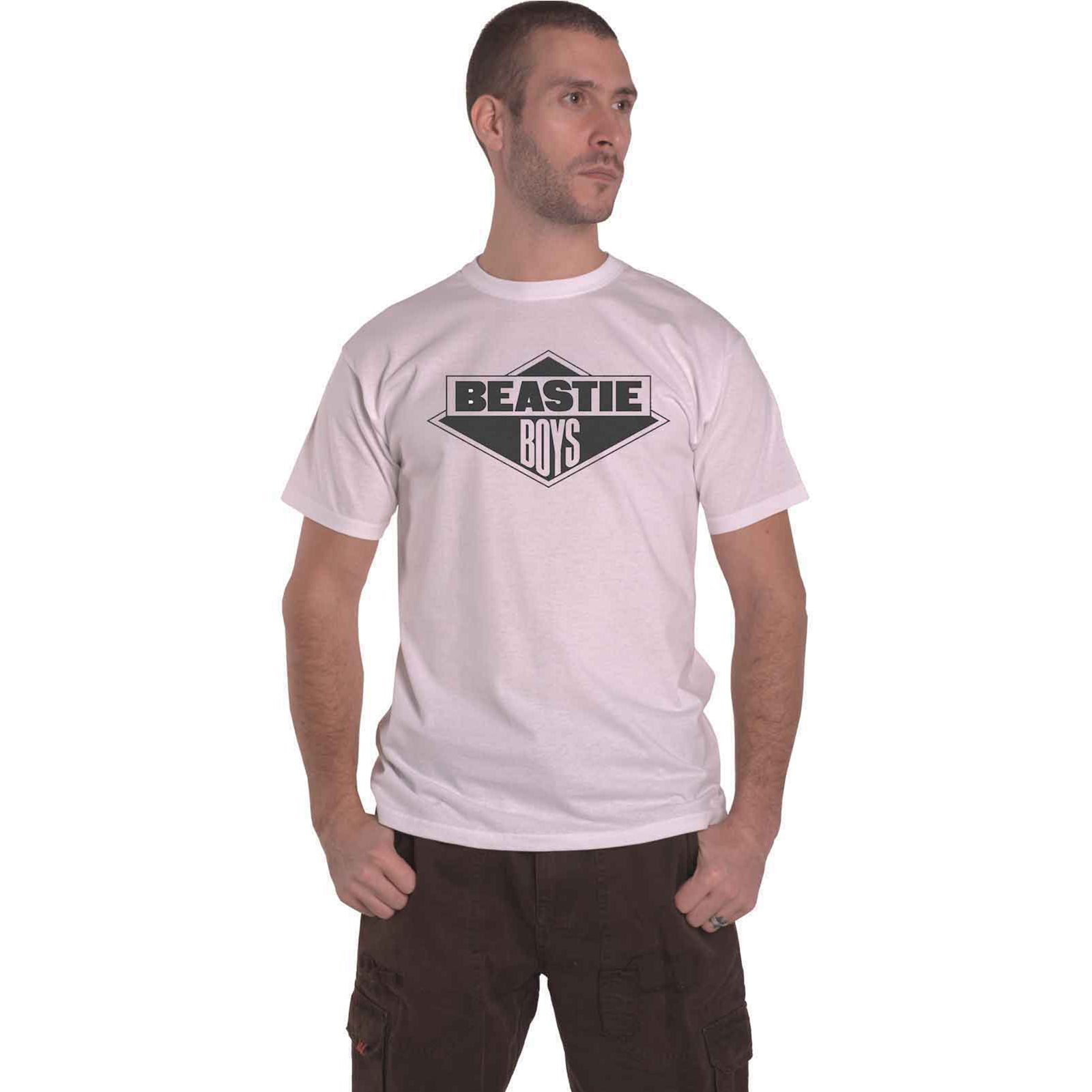 BEASTIE BOYS, THE - B&W LOGO - T-Shirt White