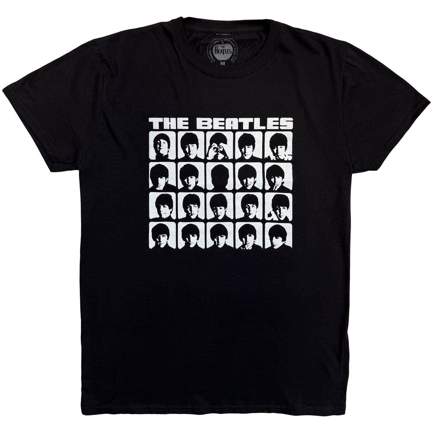 BEATLES, THE - HARD DAYS NIGHT FACES MONO - Koszulka czarna