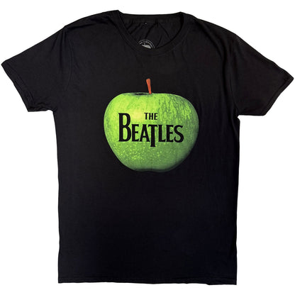 BEATLES, THE - APPLE LOGO - T-Shirt czarny