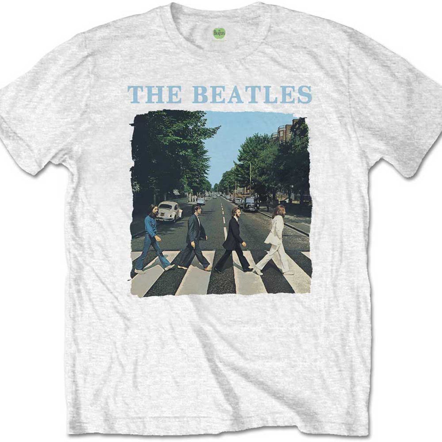 BEATLES, THE - ABBEY ROAD & LOGO - T-Shirt White