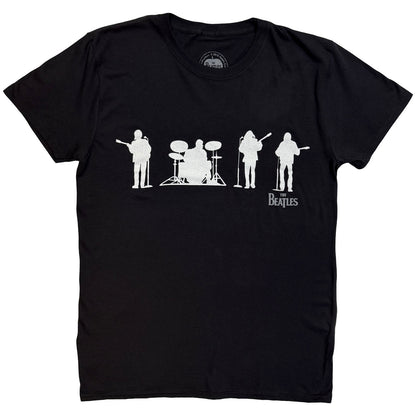 BEATLES, THE - SAVILLE ROW LINE UP SILHOUETTE - T-Shirt Black