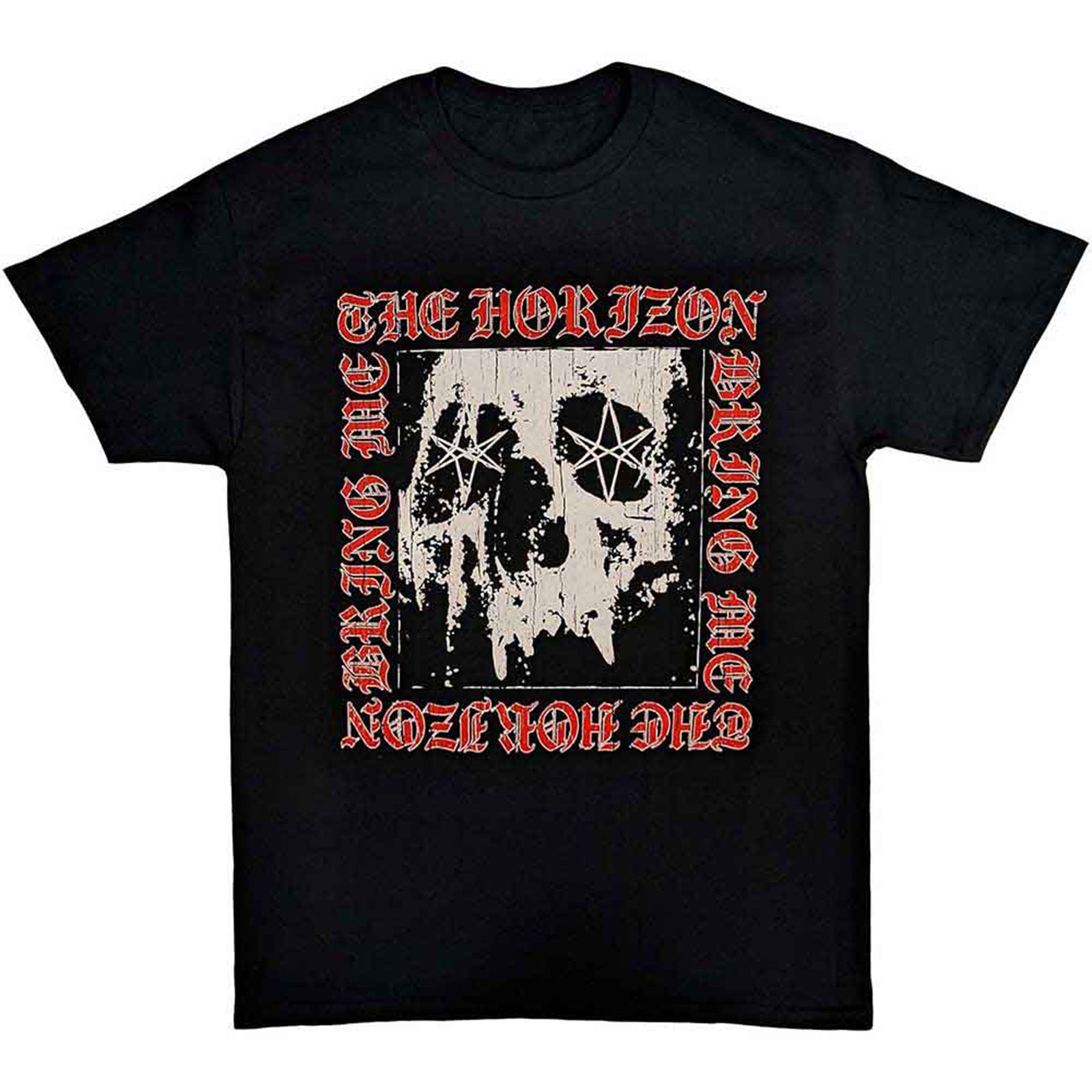 BRING ME THE HORIZON - METAL LOGO SKULL - T-Shirt Black