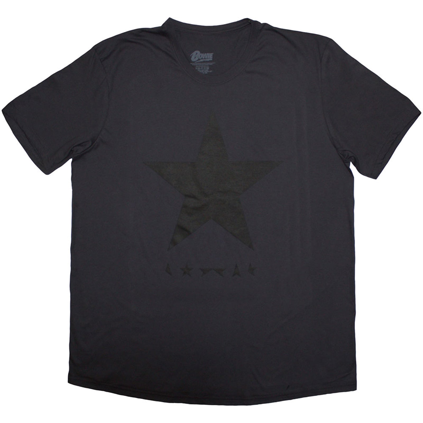 DAVID BOWIE - BLACKSTAR ON GREY - T-Shirt Grey