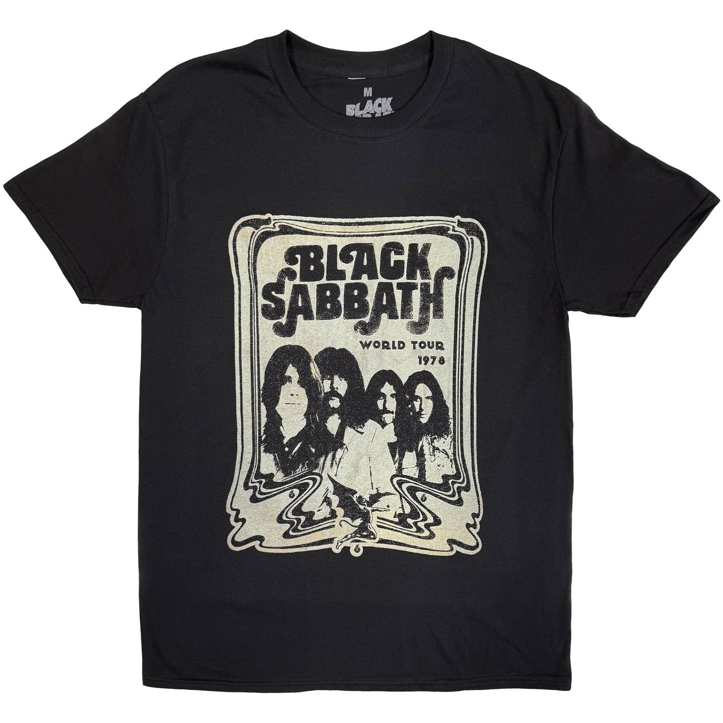 BLACK SABBATH - WORLD TOUR 1978 - Koszulka czarna