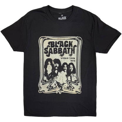 BLACK SABBATH - WORLD TOUR 1978 - Koszulka czarna