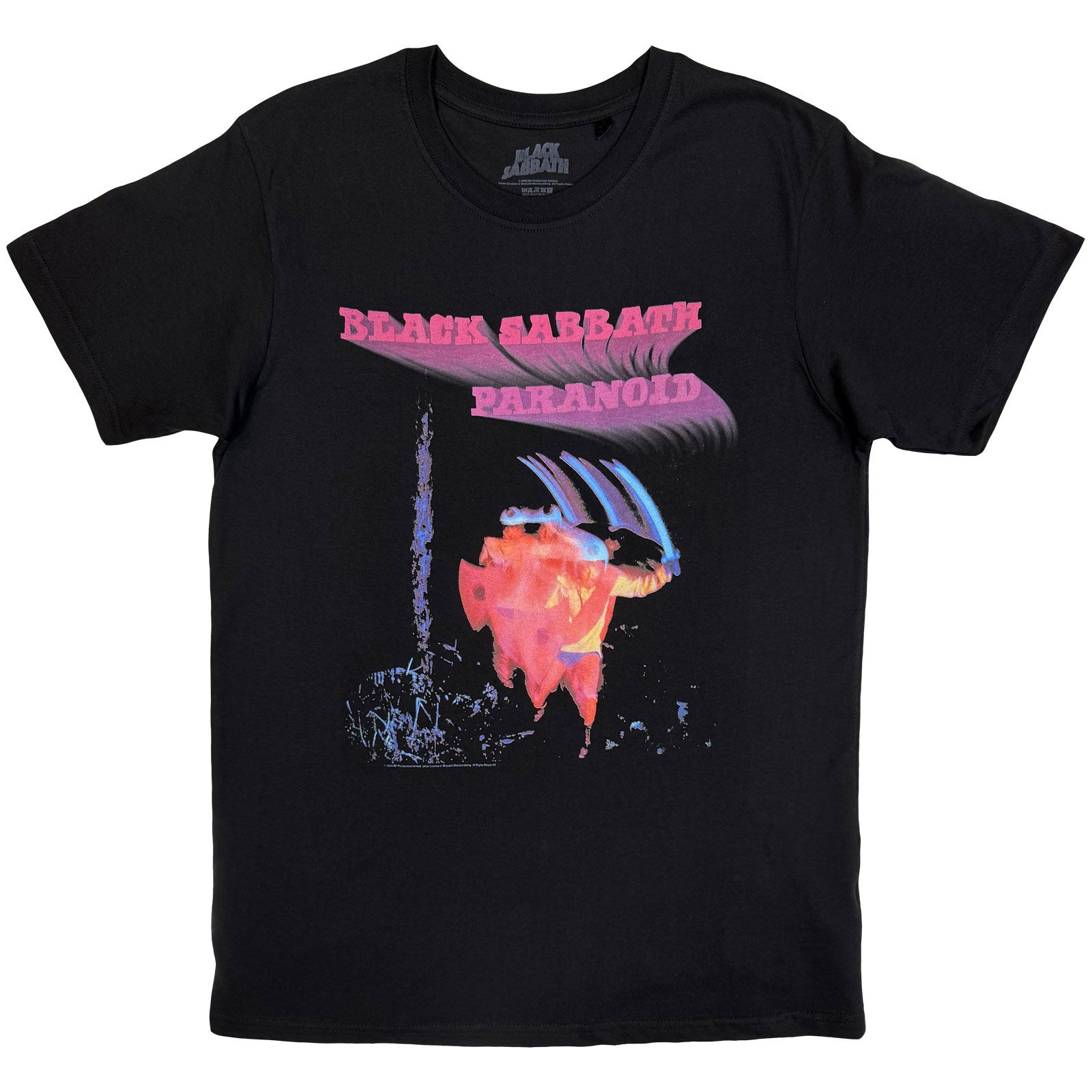 BLACK SABBATH - PARANOID MOTION TRAILS - T-Shirt Black