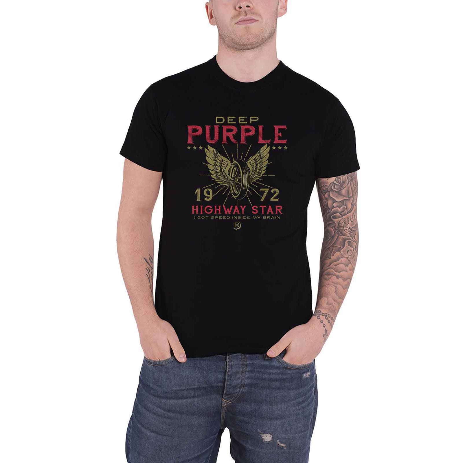 DEEP PURPLE - HIGHWAY STAR - T-Shirt Black