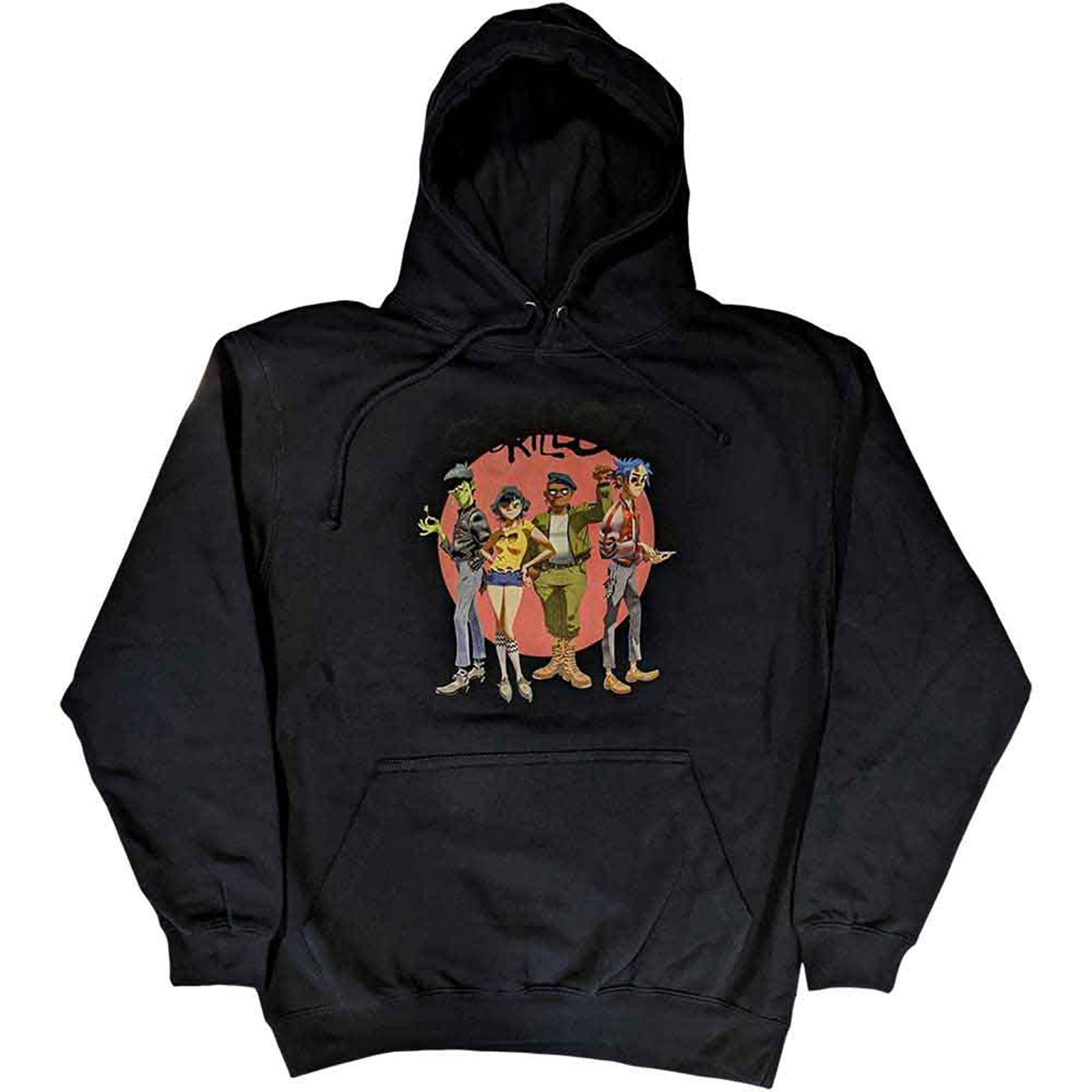 GORILLAZ - GROUP CIRCLE RISE - Pullover Hoodie Blue
