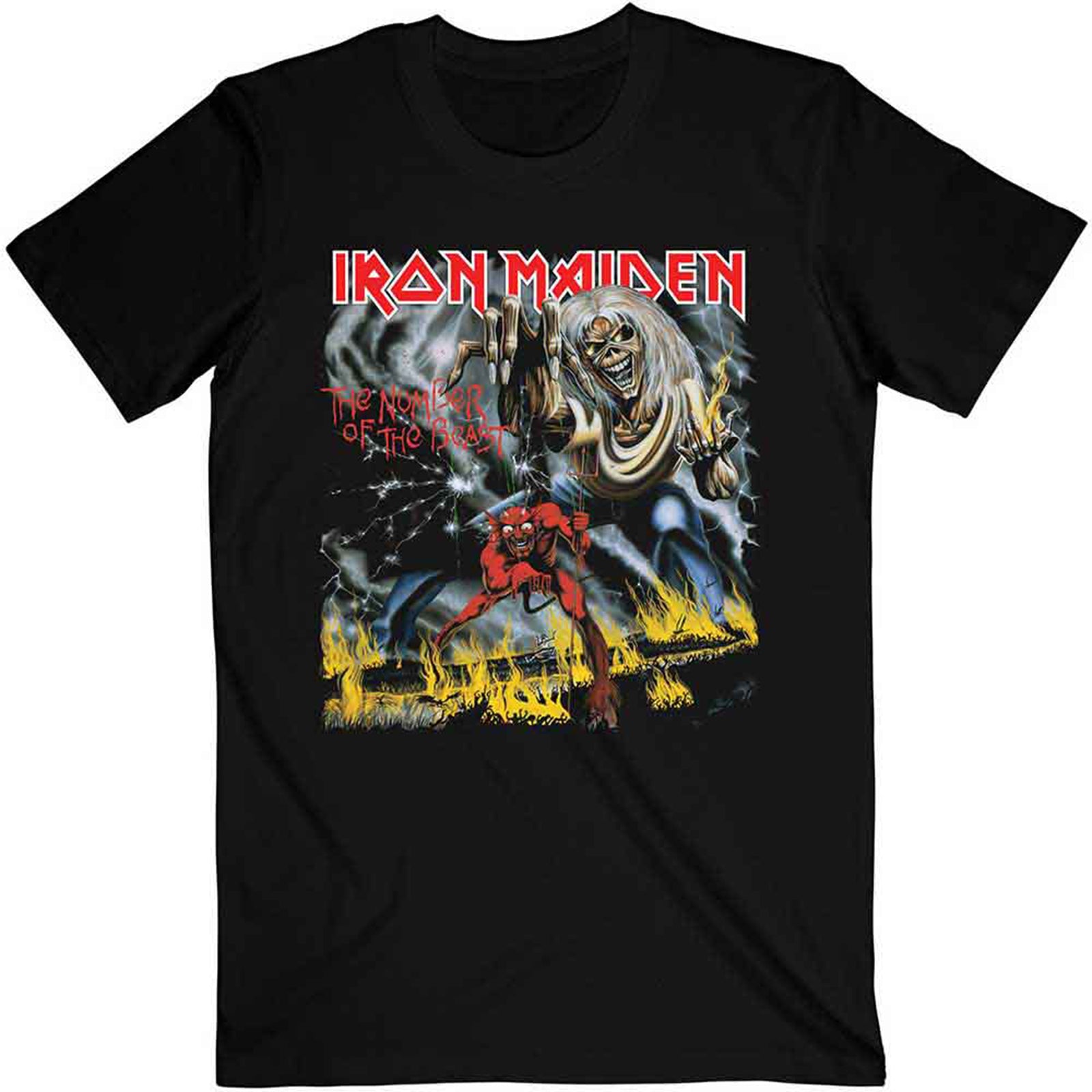 IRON MAIDEN - NUMBER OF THE BEAST - Koszulka czarna