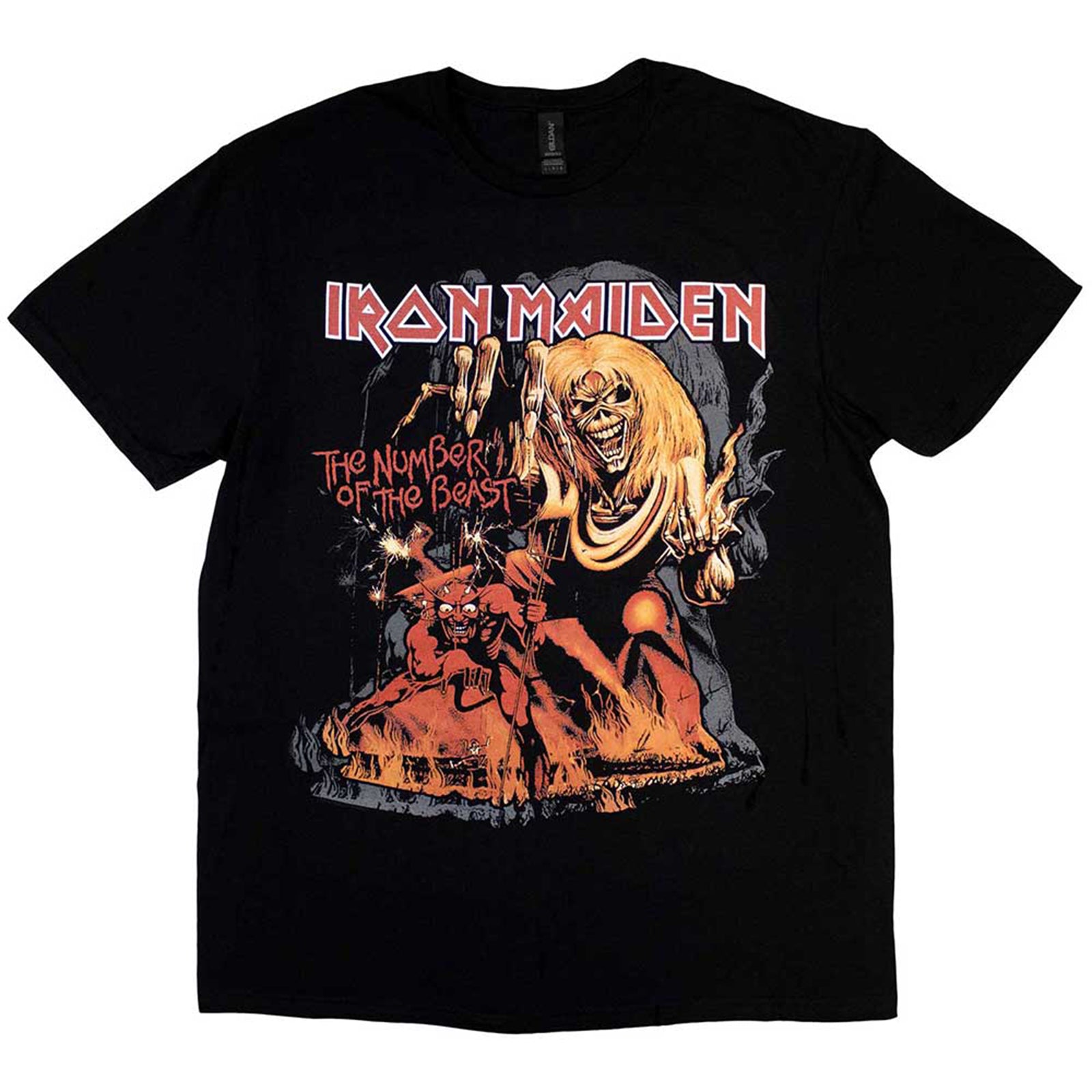 IRON MAIDEN - NUMBER OF THE BEAST GRAPHIC - Koszulka czarna