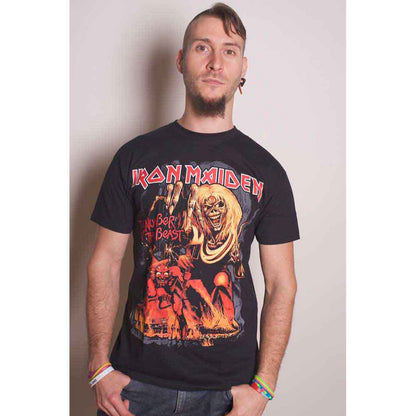 IRON MAIDEN - NUMBER OF THE BEAST GRAPHIC - Koszulka czarna