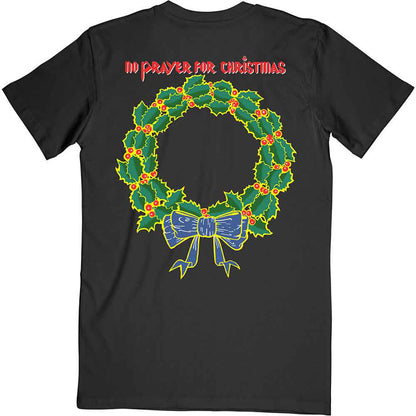 IRON MAIDEN - NO PRAYER FOR CHRISTMAS - T-Shirt Black (Back Print)