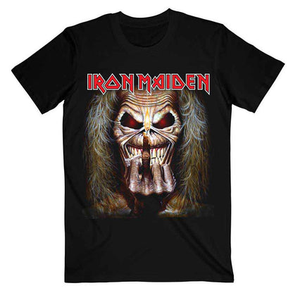 IRON MAIDEN - EDDIE CANDLE FINGER - T-Shirt czarny