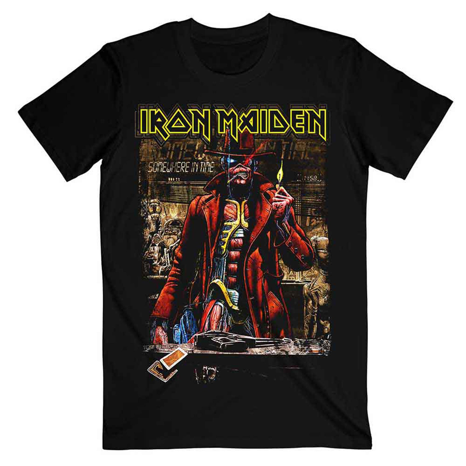 IRON MAIDEN - STRANGER SEPIA - T-Shirt Black