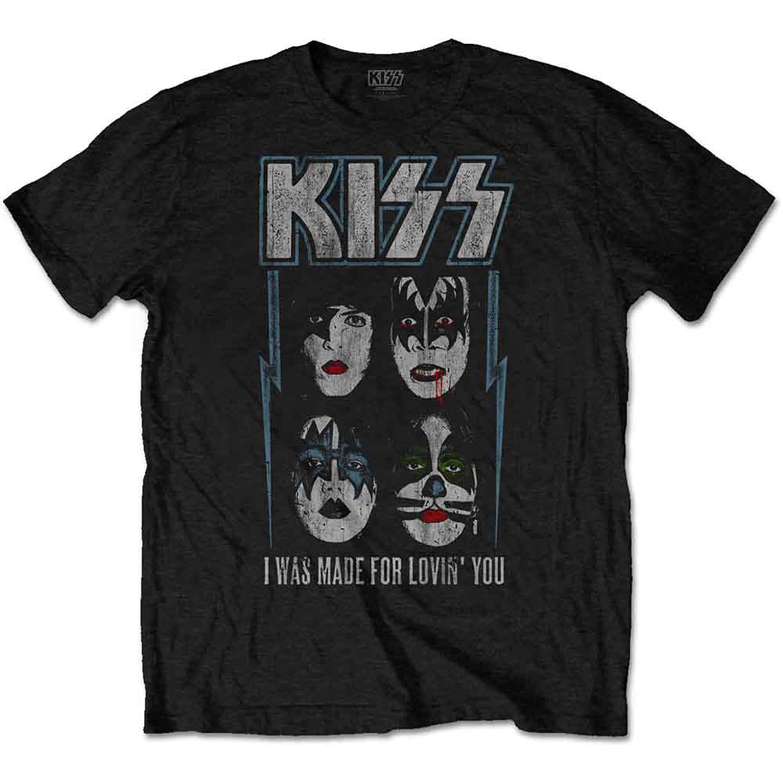 KISS - MADE FOR LOVIN' YOU - T-Shirt Black