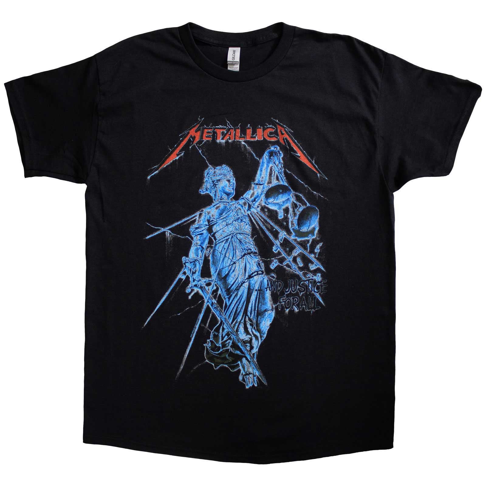 METALLICA - BLUE JUSTICE - T-Shirt Black