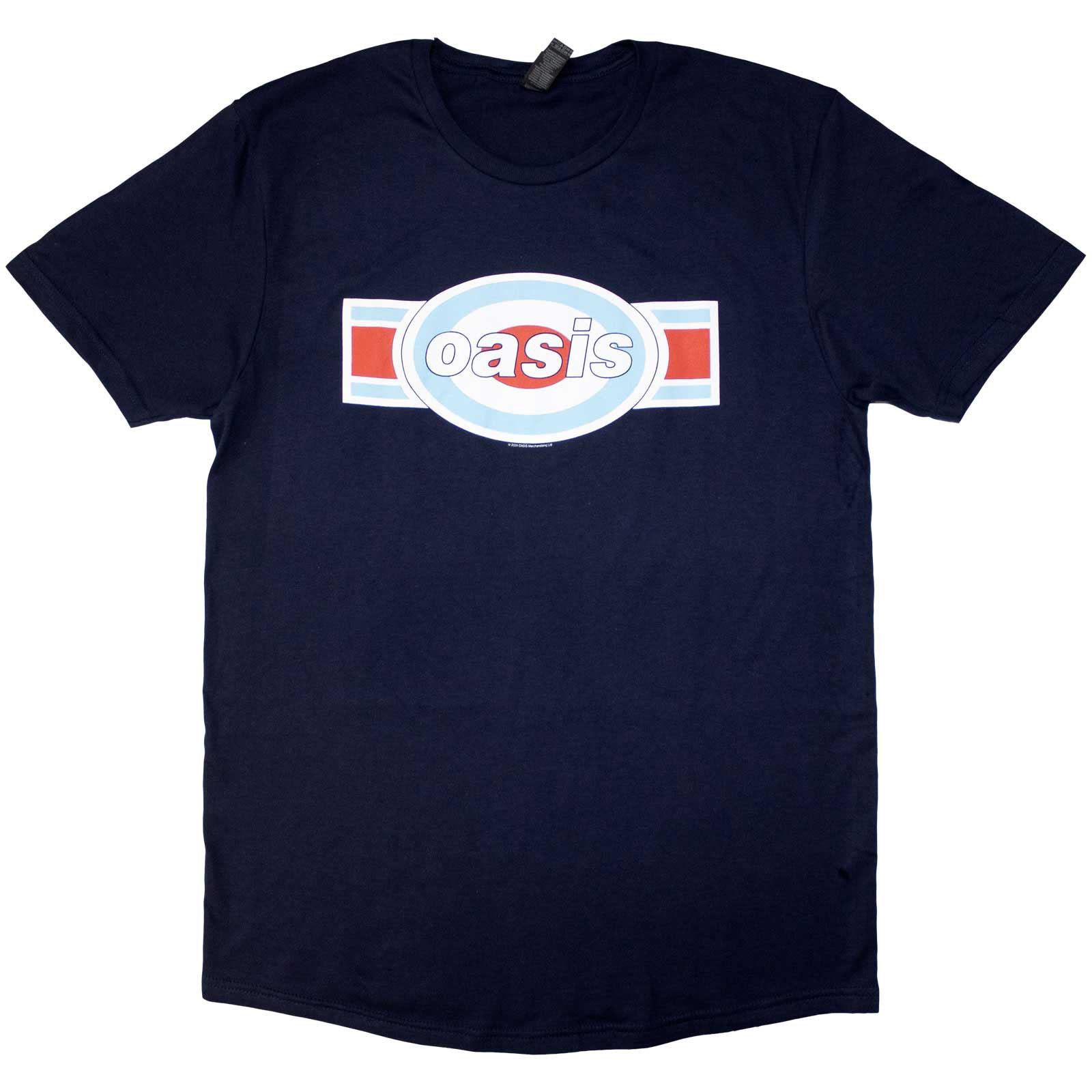 OASIS - OBLONG TARGET - T-Shirt Blue