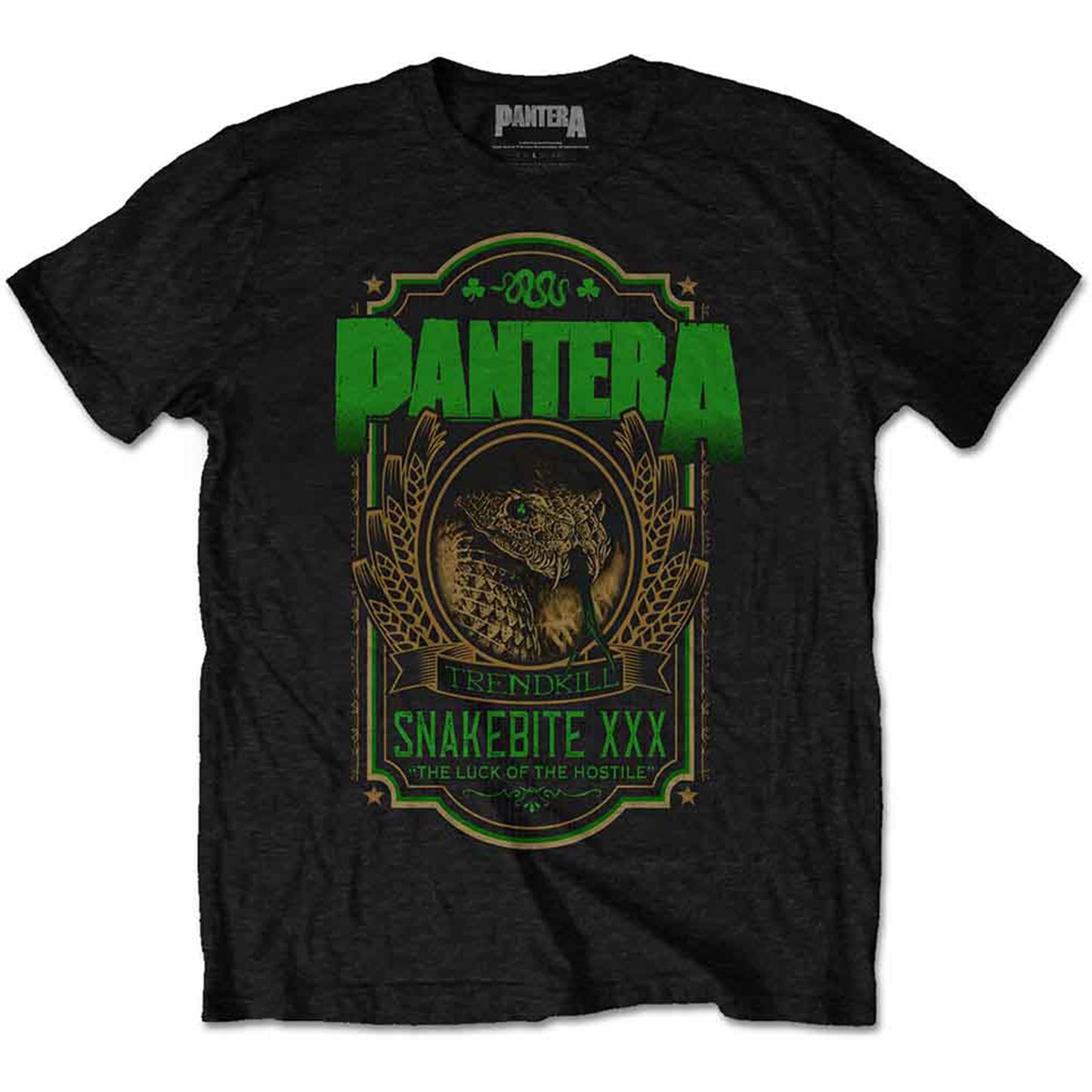 PANTERA - SNAKEBITE XXX LABEL - T-Shirt Black