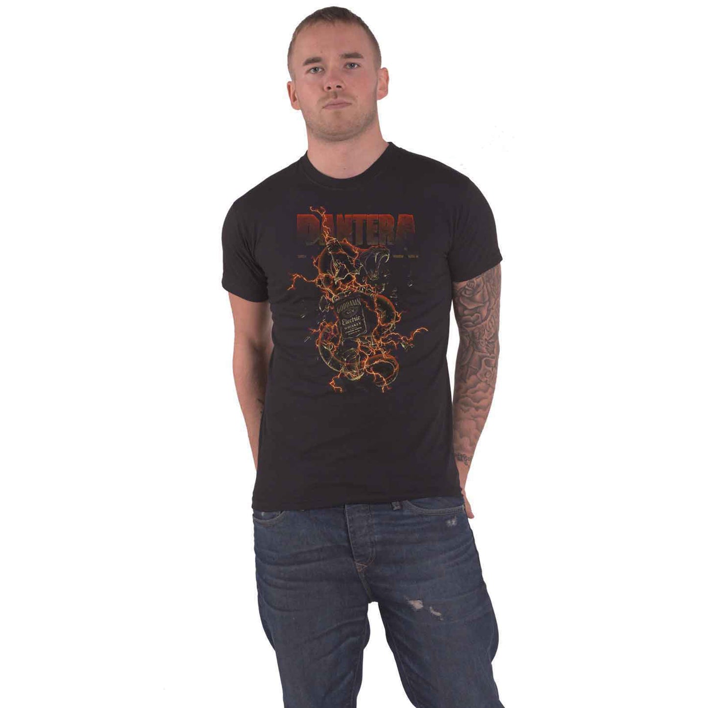 PANTERA - GODDAMN WHISKEY - T-Shirt Black