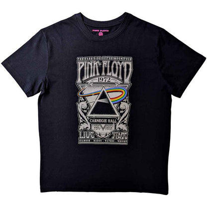 PINK FLOYD - CARNEGIE HALL POSTER - T-Shirt Black