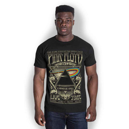 PINK FLOYD - CARNEGIE HALL POSTER - T-Shirt Black