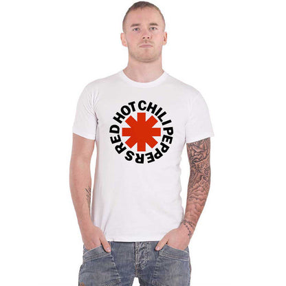 RED HOT CHILI PEPPERS - RED ASTERISK - T-Shirt White