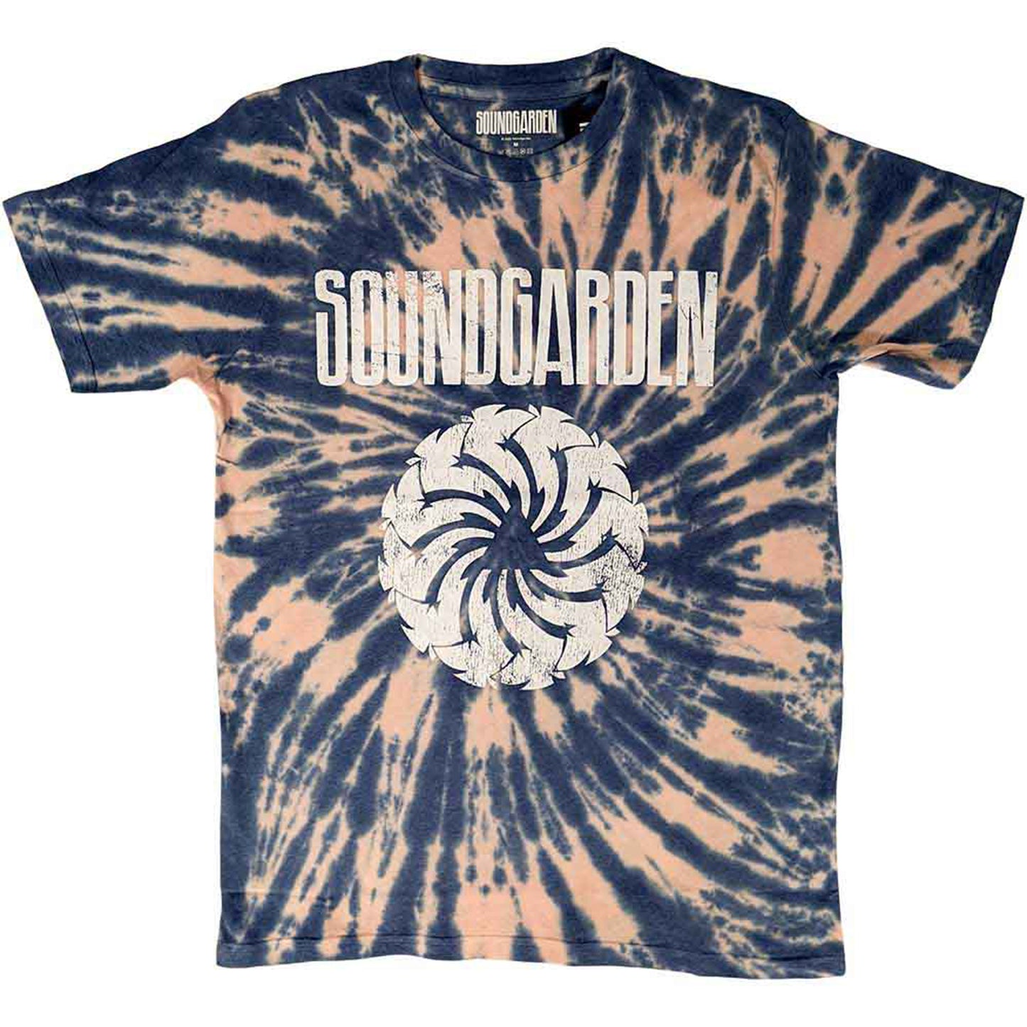 SOUNDGARDEN - LOGO SWIRL - T-Shirt Blue (Wash Collection)