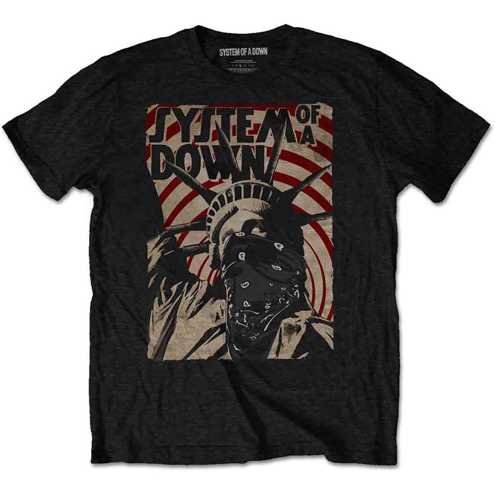 SYSTEM OF A DOWN - LIBERTY BANDIT - T-Shirt Black