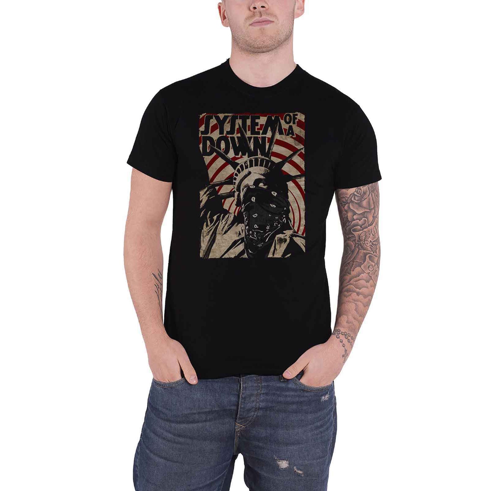 SYSTEM OF A DOWN - LIBERTY BANDIT - T-Shirt Black