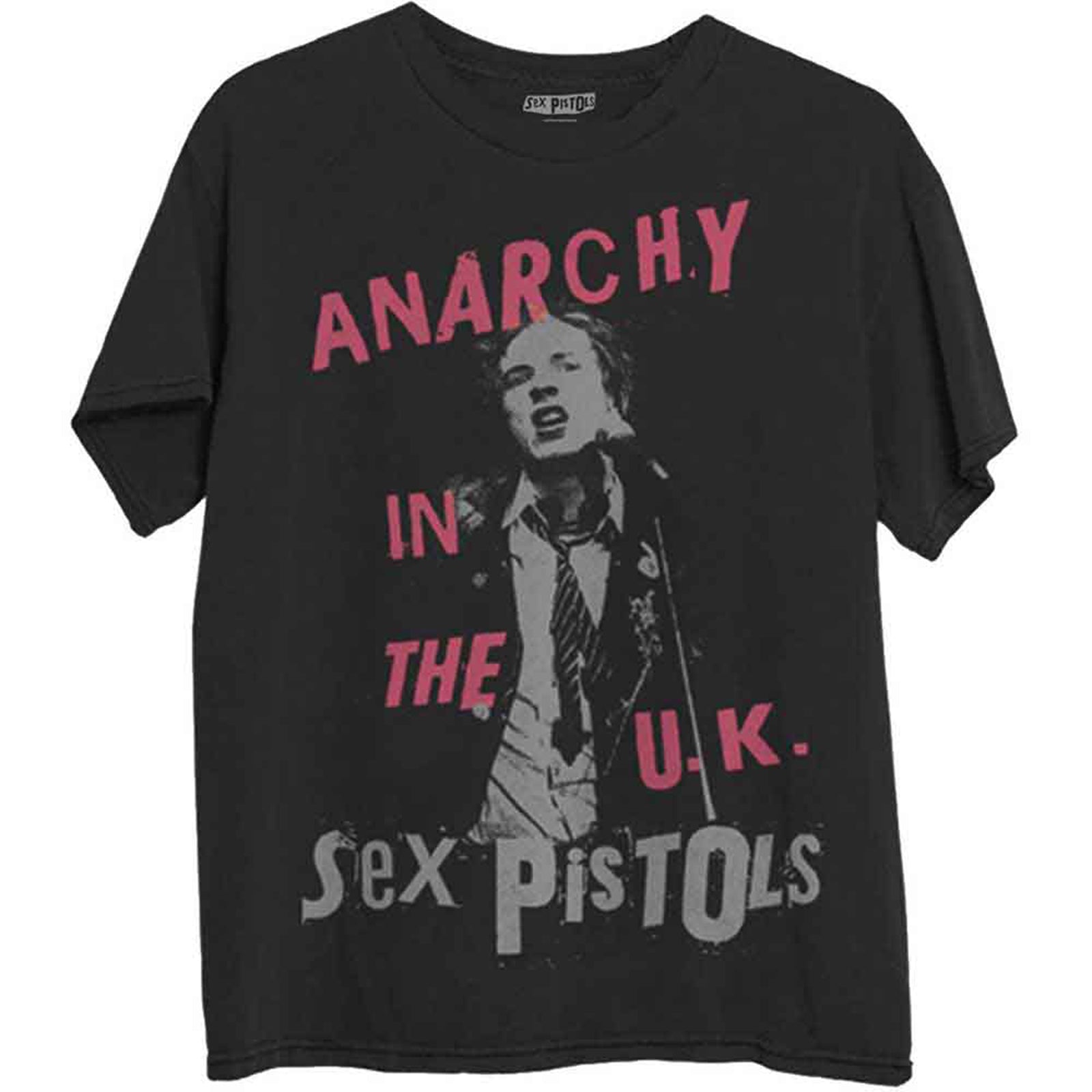SEX PISTOLS, THE - ANARCHY IN THE UK - T-Shirt Black