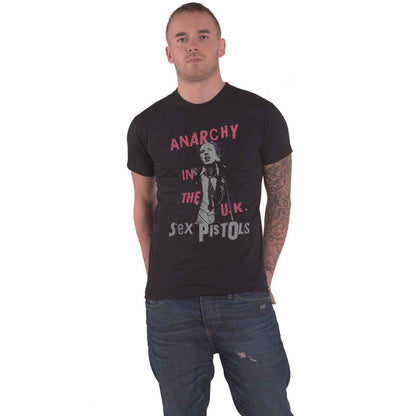 SEX PISTOLS, THE - ANARCHY IN THE UK - T-Shirt Black