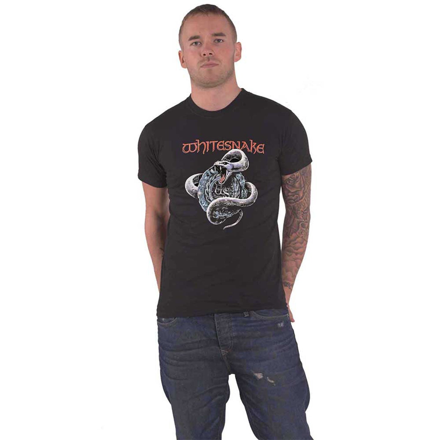 WHITESNAKE - SILVER SNAKE - T-Shirt Black