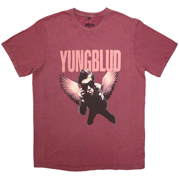 YUNGBLUD - WINGS - T-Shirt Red (Wash Collection)