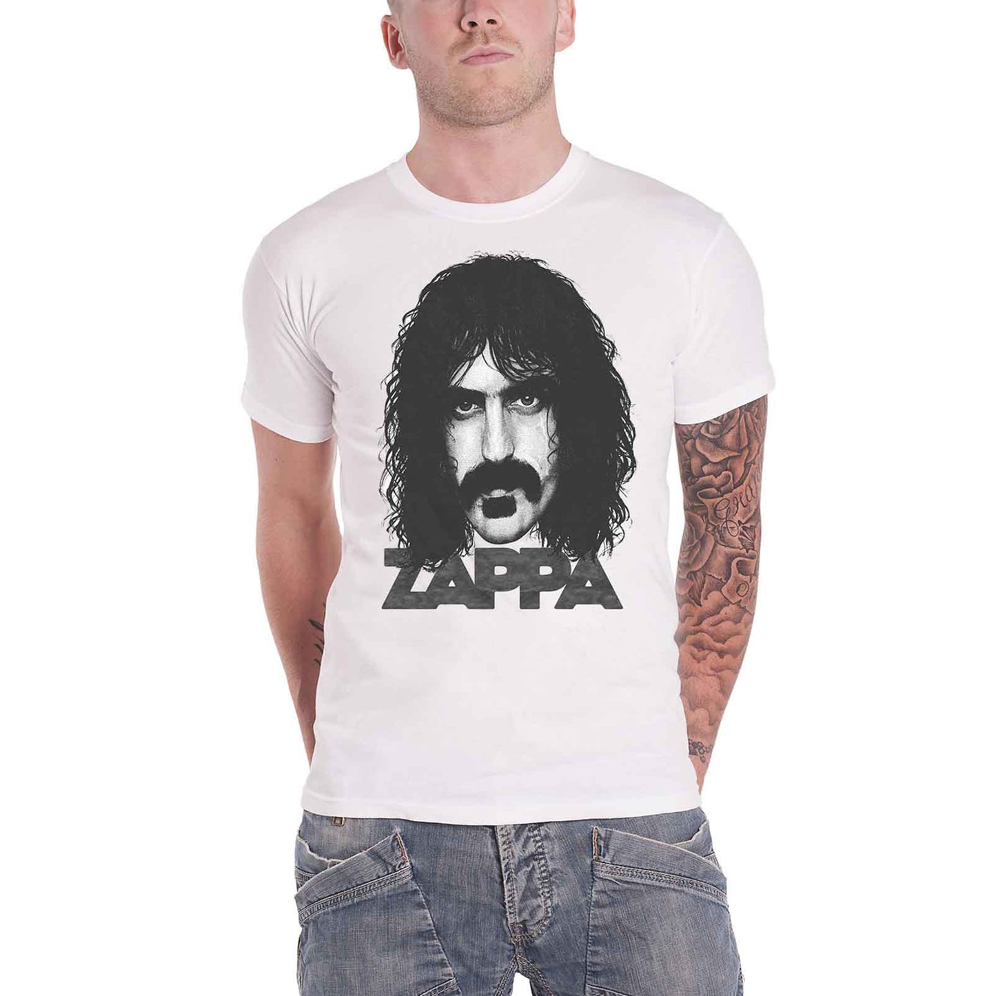 FRANK ZAPPA - BIG FACE - T-Shirt White