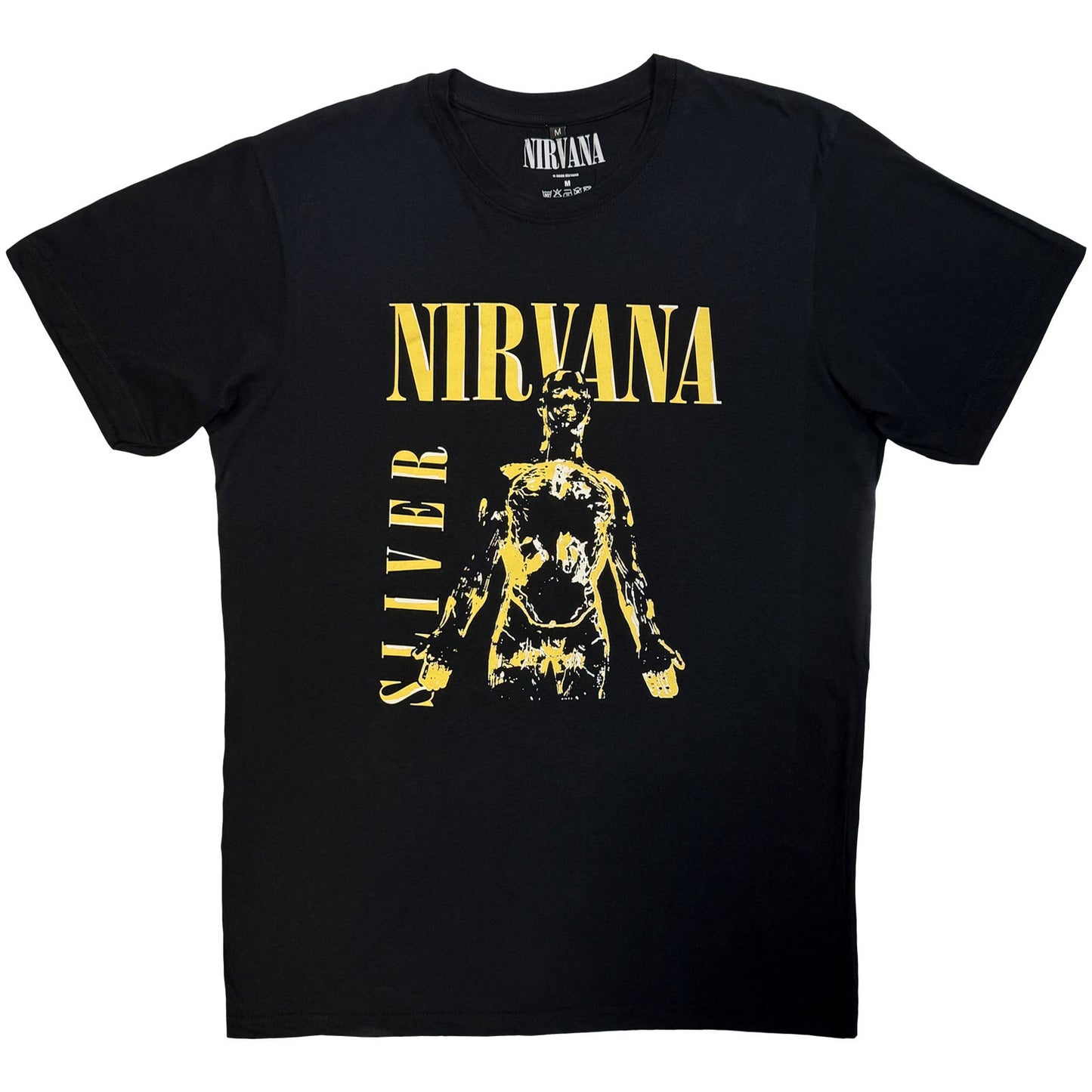 NIRVANA - SLIVER - Carbon T-Shirt Czarny
