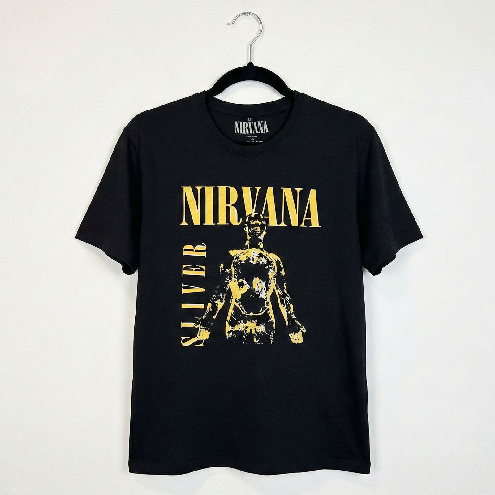 NIRVANA - SLIVER - Carbon T-Shirt Czarny
