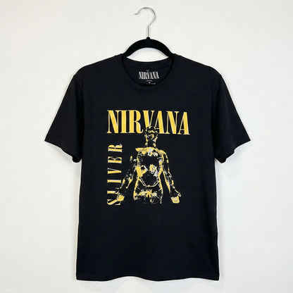 NIRVANA - SLIVER - Carbon T-Shirt Czarny