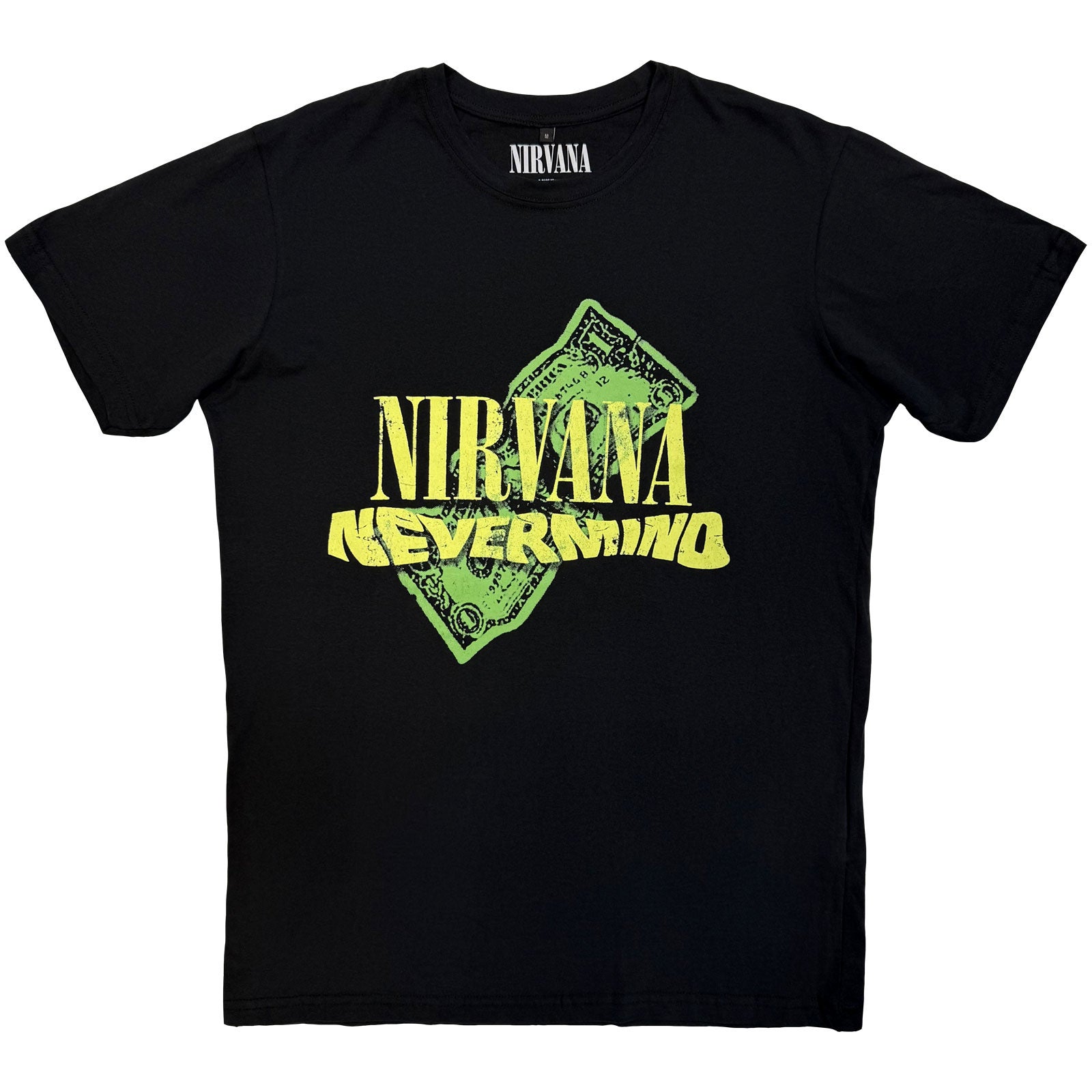 NIRVANA - NEVERMIND DOLLAR - Carbon T-Shirt Black