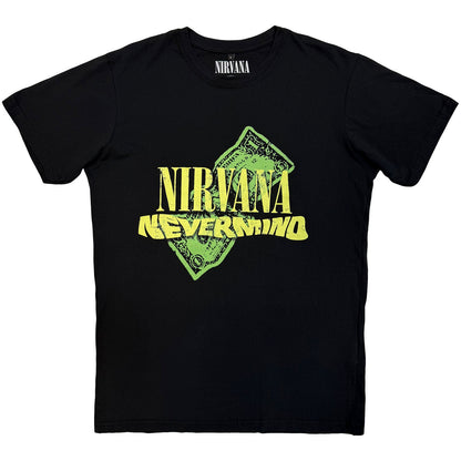 NIRVANA - NEVERMIND DOLLAR - Carbon T-Shirt Black