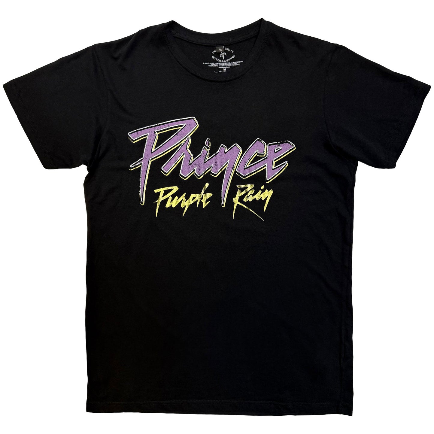 PRINCE - PURPLE RAIN 40TH ANNIVERSARY - Carbon T-Shirt Black (nadruk z tyłu)