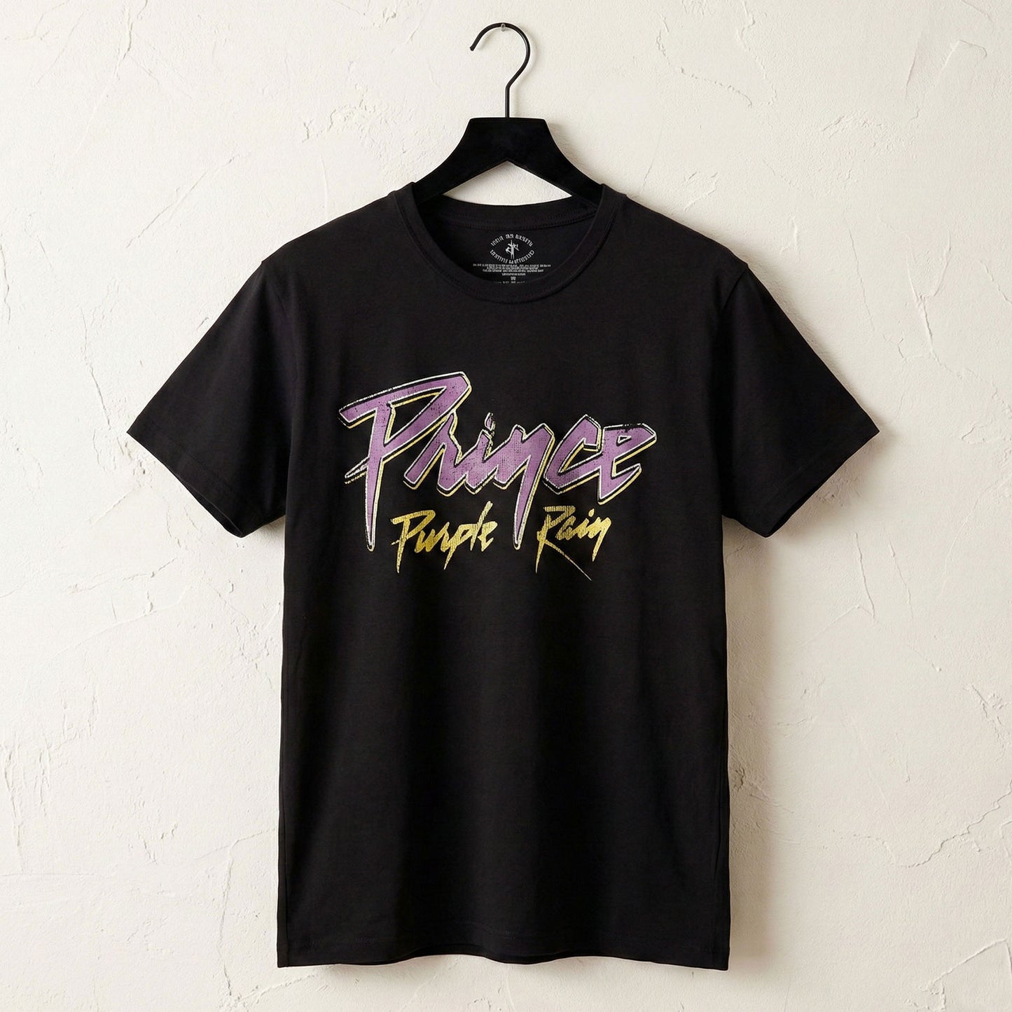 PRINCE - PURPLE RAIN 40TH ANNIVERSARY - Carbon T-Shirt Black (nadruk z tyłu)