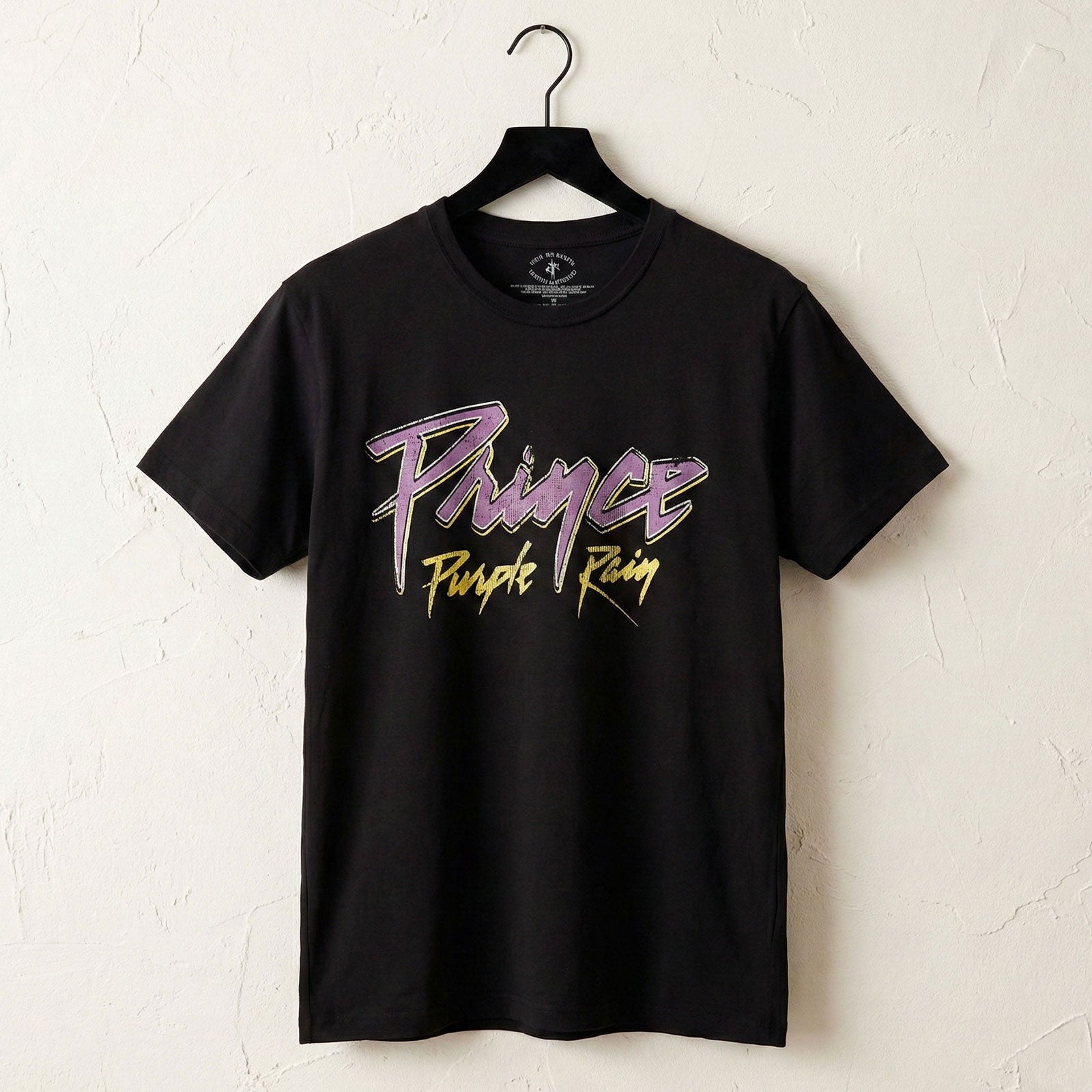 PRINCE - PURPLE RAIN 40TH ANNIVERSARY - Carbon T-Shirt Black (nadruk z tyłu)