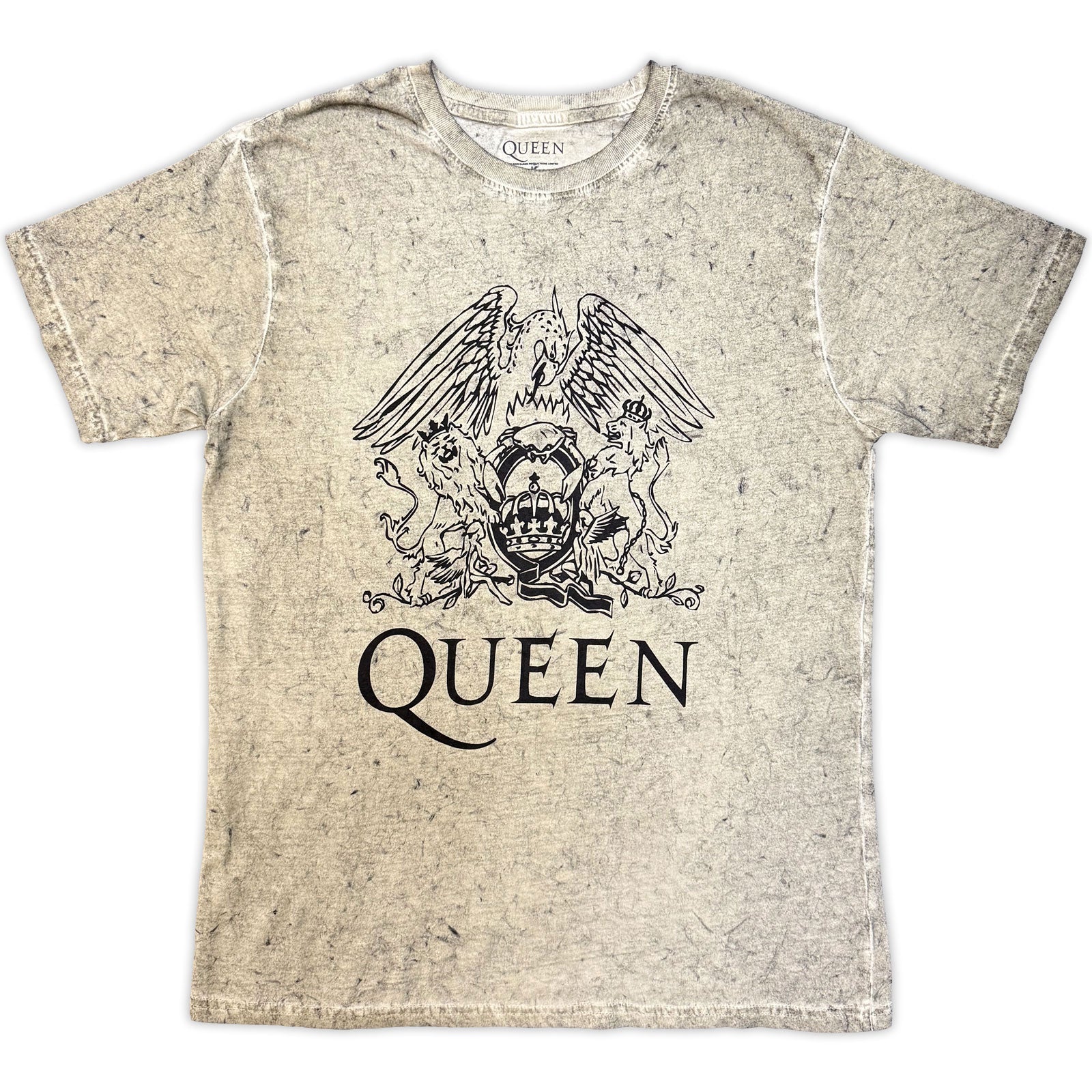 QUEEN - CREST - T-Shirt White (Kolekcja Wash)