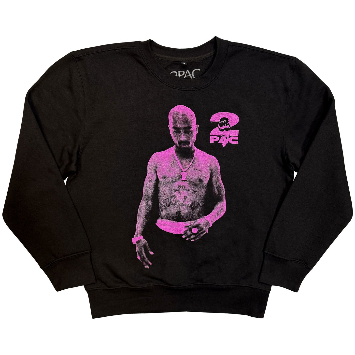 TUPAC - THUGLIFE PURPLE - Bluza czarny