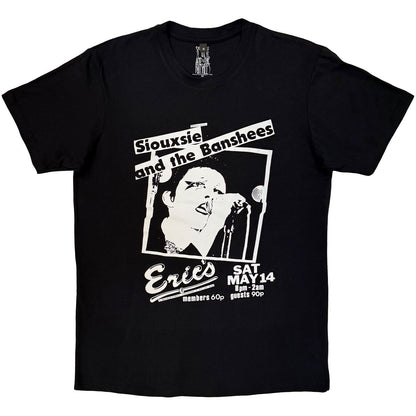 SIOUXSIE & THE BANSHEES - ERIC'S - Carbon T-Shirt Black