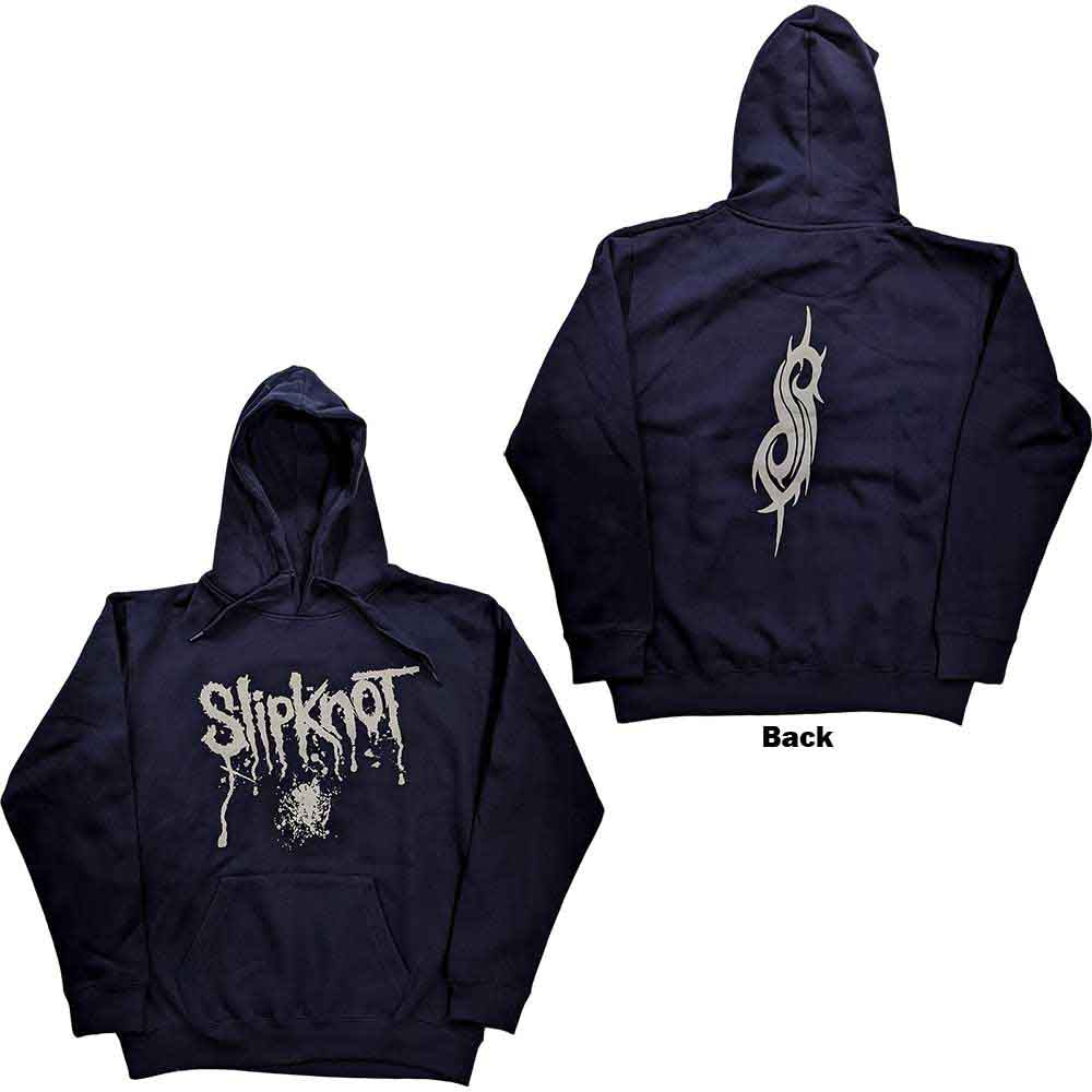 SLIPKNOT - SPLATTER - Pullover Hoodie Blue