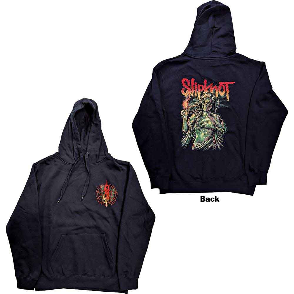 SLIPKNOT - BURN ME AWAY - Pullover Hoodie Blue